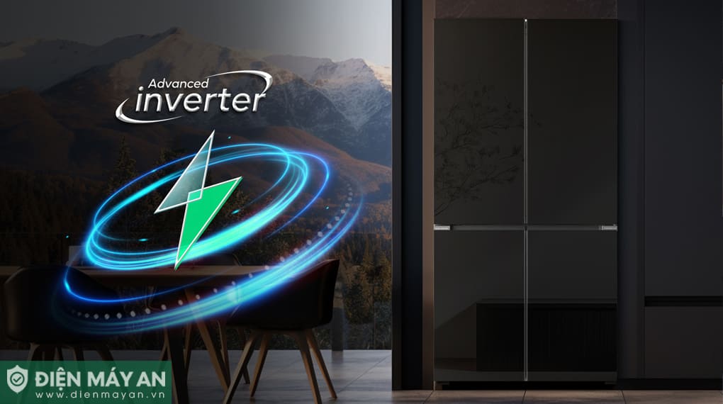 Tủ lạnh Casper Inverter ProFresh 542 lít Multi Door RM-D542GBS